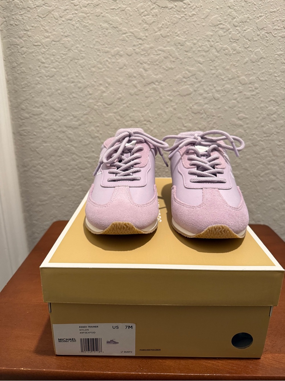 Michael Kors Lavender Lace-Up Women's Sneakers